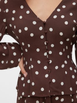 Vero Moda - vmElisa LS V-neck Button Top