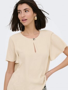 JDY - jdyDivya SS Button Top