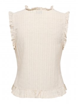 Only - onlEllys SL Frill Emb Top
