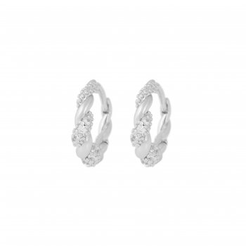 Snö - Twist Crystal Oval Ear