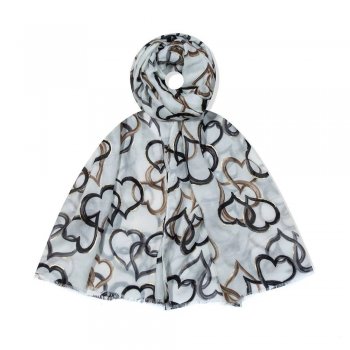 Fox - Scarf JY2501-03WJ Hjärtan