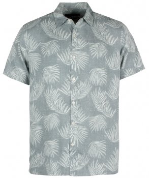 Indicode - K.Ä. Skjorta inIsido Bladmönstrad