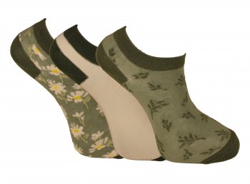 Millers - 3-pack Strumpa 5195/5112 Sneaker Mönstrade