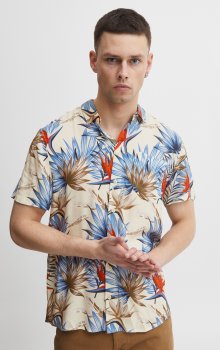 Blend - K.Ä. Skjorta 20715740 Bladmönstrad