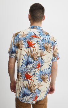 Blend - K.Ä. Skjorta 20715740 Bladmönstrad