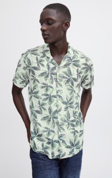 Blend - K.Ä. Skjorta 20716382 Palmprint, Resortkrage