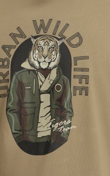 Blend - T-shirt 20718605 Tiger med jacka