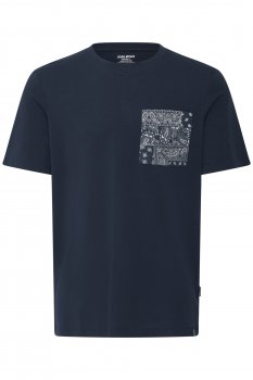 Blend - T-shirt 20720740 Bröstficka med paisley