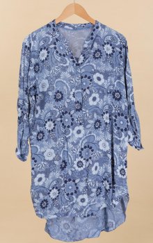 Chana - Tunika CH126 Storblommig