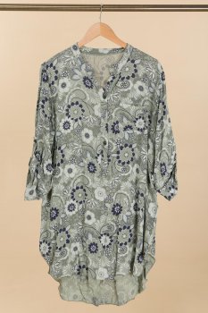 Chana - Tunika CH126 Storblommig
