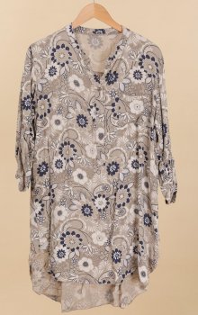 Chana - Tunika CH126 Storblommig