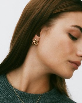 Edblad - Infinity Knot Studs L