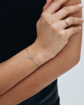 Edblad - Letter Bracelet Sparkle A-Ö