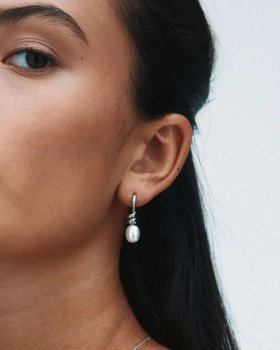Edblad - Swivel Earrings Pearl S