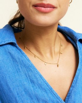Edblad - Tropic Necklace Multi Gold