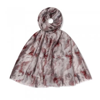 Fox - Scarf JY2502-02WJ Abstrakt+Glitter