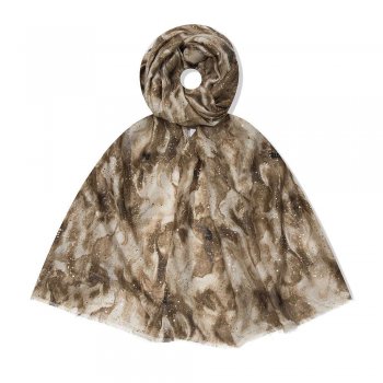 Fox - Scarf JY2502-02WJ Abstrakt+Glitter
