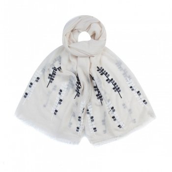 Fox - Scarf QX1701-226WJ Bladmönster