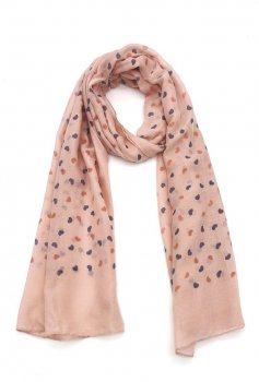 M&P - Scarf G08-55/G08-56 108-56 Små hjärtan