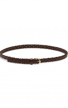 Pieces - pcAvery Leather Braided Slim Belt