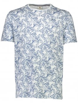 Jacks - T-shirt 3-400099 Bladmönstrad