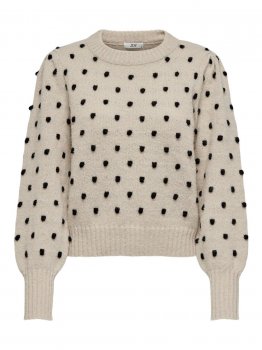 Jacqueline - jdySigrid LS Oneck Puffdot Pul