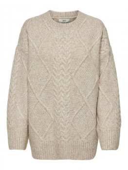 Jacqueline - jdySilja Long Cable Pullover