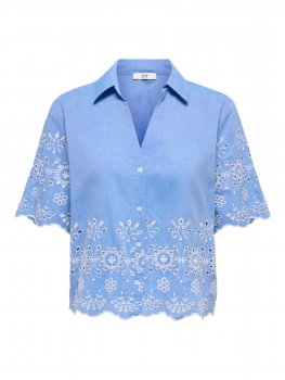 JDY - jdyMarina 2/4 Embroidery Shirt