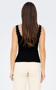 JDY - jdyNanna SL Callop Edge Top