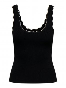 JDY - jdyNanna SL Callop Edge Top