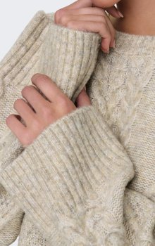 Jacqueline - jdySilja Long Cable Pullover