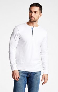 Lindbergh Blue - L.Ä. T-shirt 30-420095 Henley