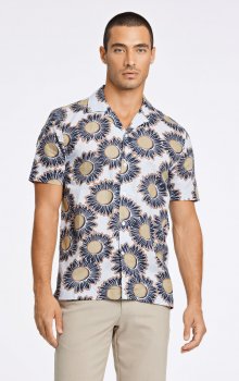 Lindbergh White - K.Ä. Skjorta 30-203417 Resort, Storblommig