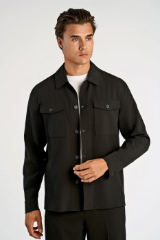 Lindbergh White - Overshirt 30-305044 Bröstfickor