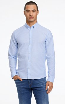Lindbergh White - Skjorta 30-203174B Oxford, Relaxed