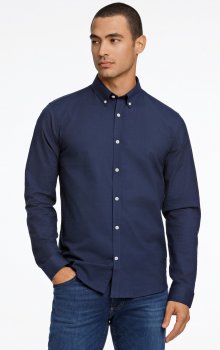 Lindbergh White - Skjorta 30-203174B Oxford, Relaxed