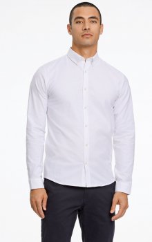Lindbergh White - Skjorta 30-203174B Oxford, Relaxed
