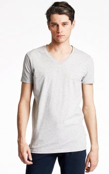 Lindbergh White - T-shirt 30-48001E V-hals