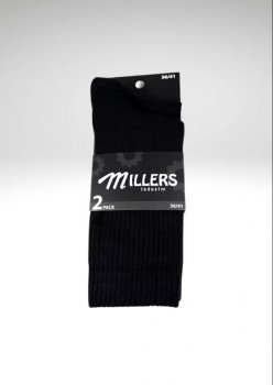 Millers - 2-pack Strumpa 5605 Ribbad