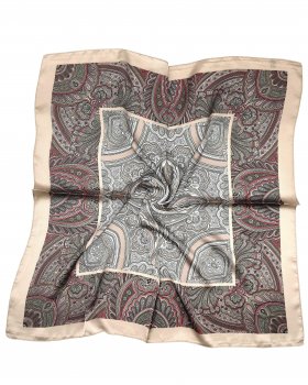M&P - Scarf 70SF79 703-79 Kvadratisk, Paisleyaktig