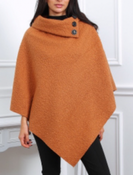 Chana - Poncho P01 Knappdetalj