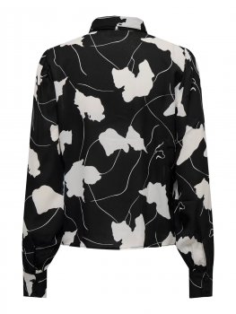 Jacqueline - jdyBase LS Bow Shirt Abstract Artwork Print