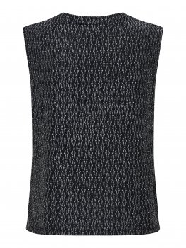 Only - onlCarol SL O-neck Glitter Top