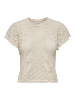 Only - onlEstralla SS Shirt Structop KNT