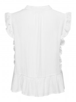 Only - onlHenny SL Frill Button Top