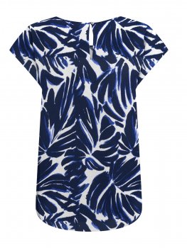 Only - onlNova Vis SS Top Monstera Print