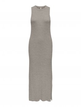Only - onlTara SL Rib O-neck Maxi Dress
