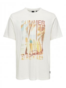 Only & Sons - onsMagdy Reg Photoprint Tee