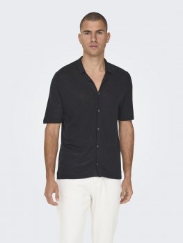 Only & Sons - onsPete SS Linen Resort Knit