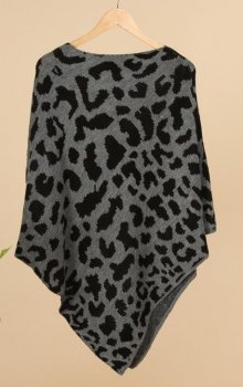 Chana - Poncho P04 Djurmönstrad